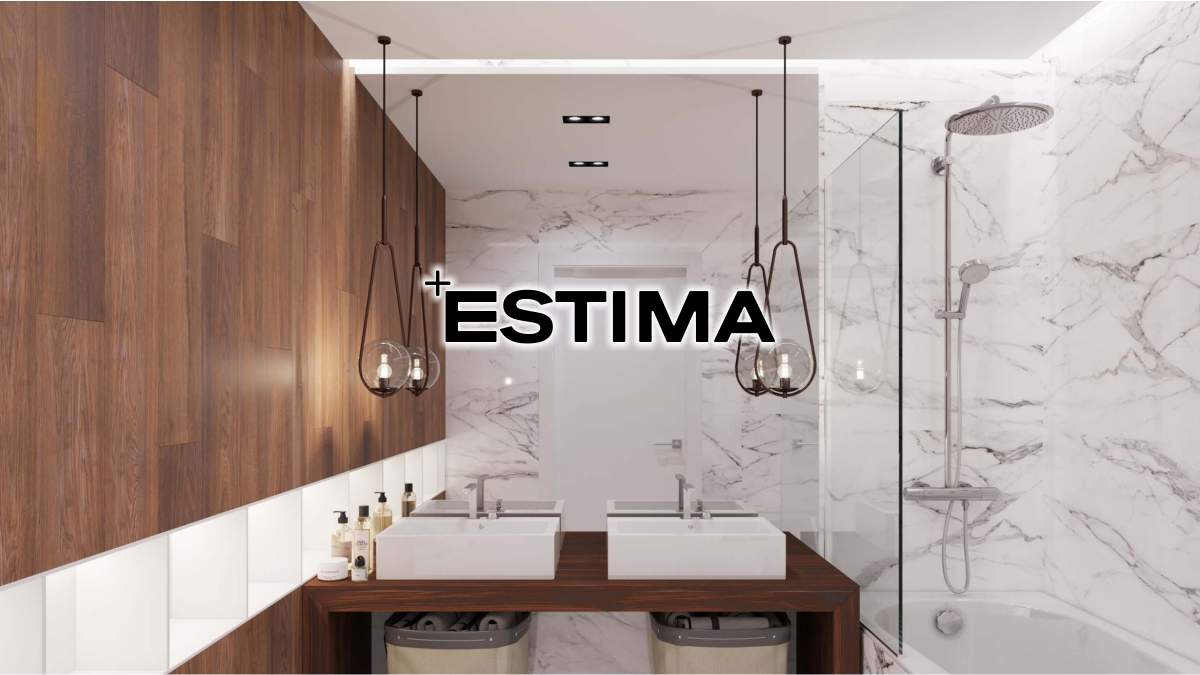 ESTIMA. Как укладывать керамогранит в ванной